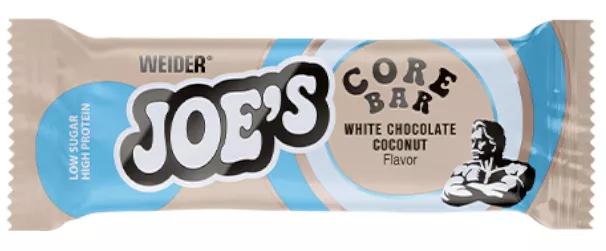 Weider Joes Core Barra de Chocolate Branco e Coco 1 unidade