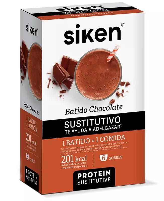 Siken Batido Chocolate 6 Saquetas