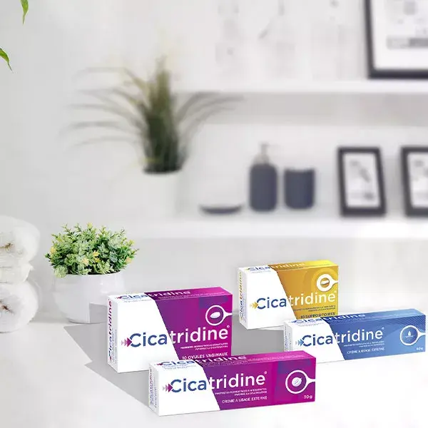 Cicatridine acid hyaluronic 10 suppositories