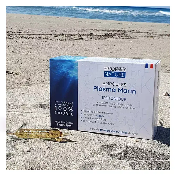 Propos'Nature - Eau de mer Isotonique - Plasma Marino - Quinton - 30 fiale