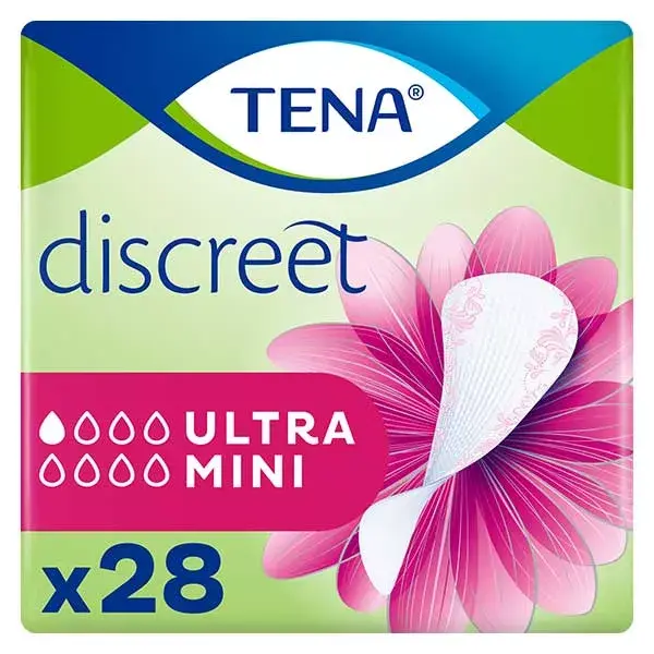 TENA Discreet Salvaslip Ultra Mini - 28 Unidades