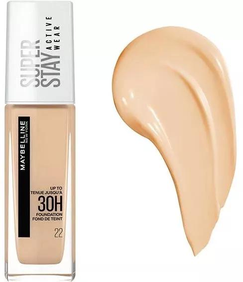 Maybelline Super Stay Activewear 30h Base Maquillaje 22 - Light Bisque 30 ml