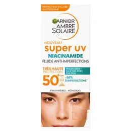 Ambre Solaire Super Uv Niacinamide Fluide Anti-Imperfections SPF 50+ 40ml