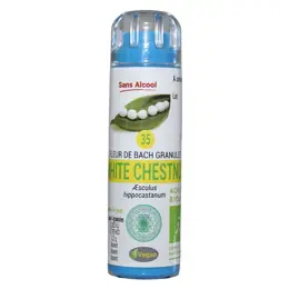 Kosmeo Fleur de Bach 0%  Alcool n°35 White Chesnut Bio 120 granules