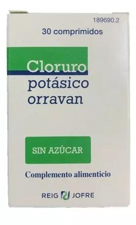Orravan Cloruro Potásico Aromatizado 30 Comprimidos