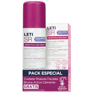 Leti SR Anti-Rötungs-Fluid 40 ml + Aktiver Anti-Rötungs-Nebel 75 ml