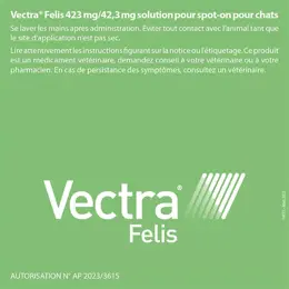 Vectra® Felis solution spot-on pour chats 3 pipettes