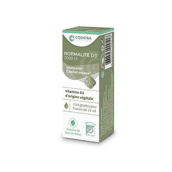 Codifra Normalite D3 Vegano 2000 UI 15ml