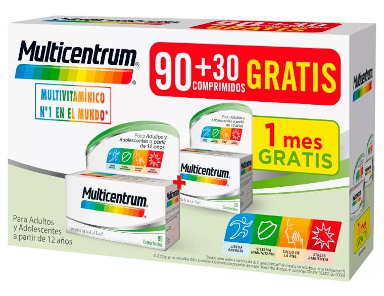 Multicentrum Multivitamínico 90+30 GRATIS Comprimidos