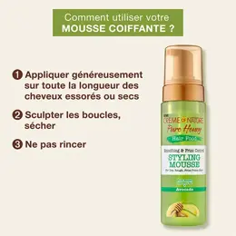 Creme of Nature Pure Honey Hair Food Avocado Mousse coiffante 207ml