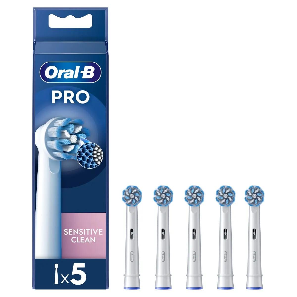 Oral-B Pro Sensitive Clean Testine di Ricambio 5 Pezzi