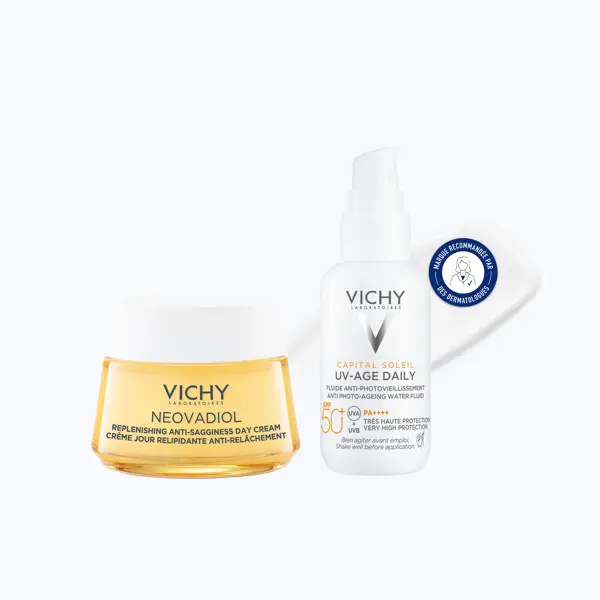 Vichy Routine Ménopause Crème de Jour Post-Ménopause Neovadiol 50ml & Capital Soleil UV-Age SPF 50+40ml