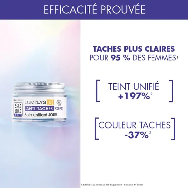 Léa Nature SO BiO étic Lumilys C Soin Unifiant Jour Éclat Anti-Tâches Bio 50ml