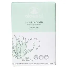 Aloesol Savon Solide à l'Aloe Vera Bio 80g