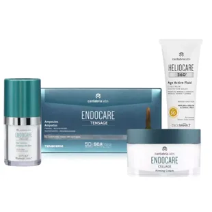 Rutina de firmeza pieles secas con contorno antibolsas y antiarrugas