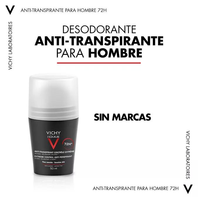 Vichy Homme Desodorante Roll-on Regulación 50 ml