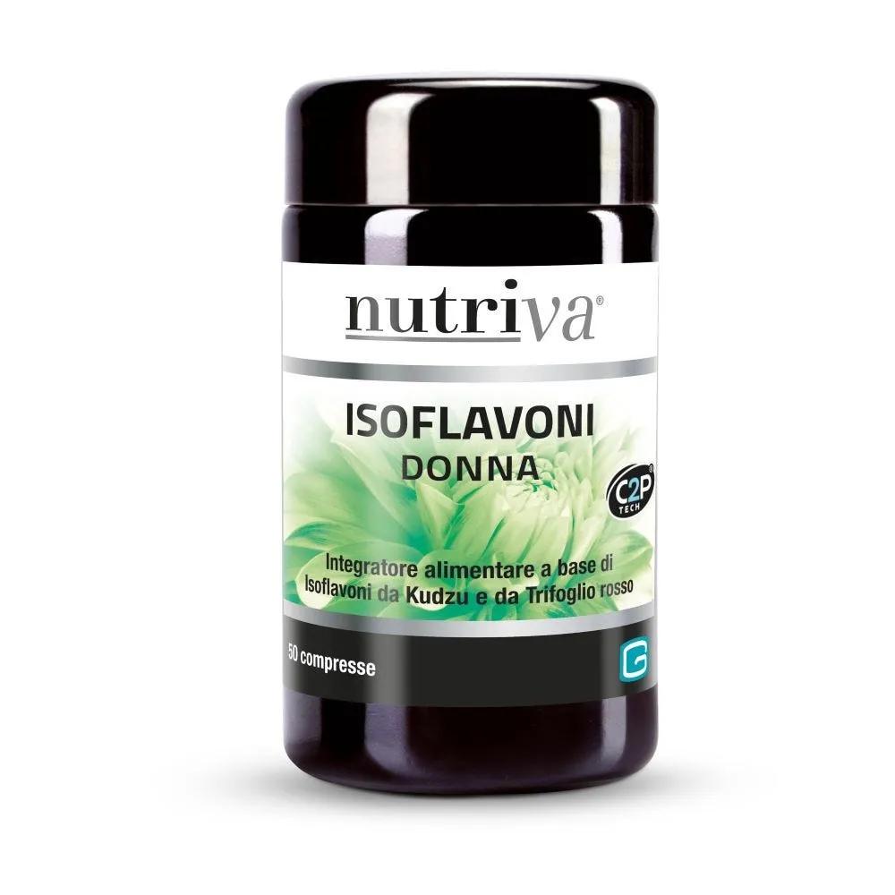 Nutriva Isoflavoni Donna Integratore Menopausa 50 Compresse