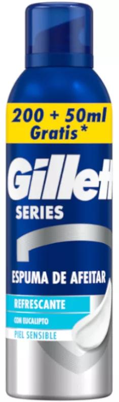 Gillette Series Espuma de Barbear Refrescante com Eucalipto 250 ml