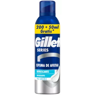 Gillette Series Espuma Afeitar Refrescante con Eucalipto 250 ml