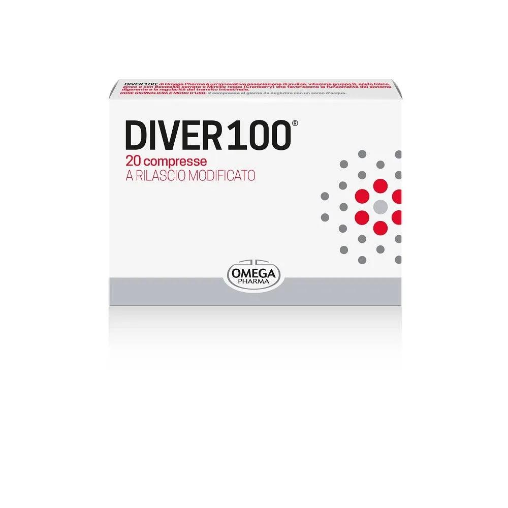 Diver 100 Integratore Sintomi Malattia Diverticolare 20 Compresse