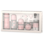 Set De 2 Biberones Rosas Para Muñecas – Accesorio De Juguete Para Juegos De Rol Y Cuidado De Bebés