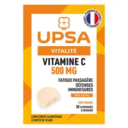 UPSA Lot Promo Vitamine C 500mg 2x30 comprimés à croquer