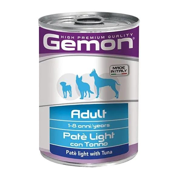 Monge Gemon Patè Light Con Tonno Cibo Umido Cani Adulti Barattolo 400 G