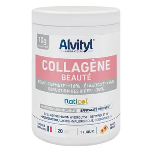 Alvityl Hydrolyzed Marine Beauty Collagen Tipo 1 e 3 - Gradevole Gusto Pesca - 210 gr