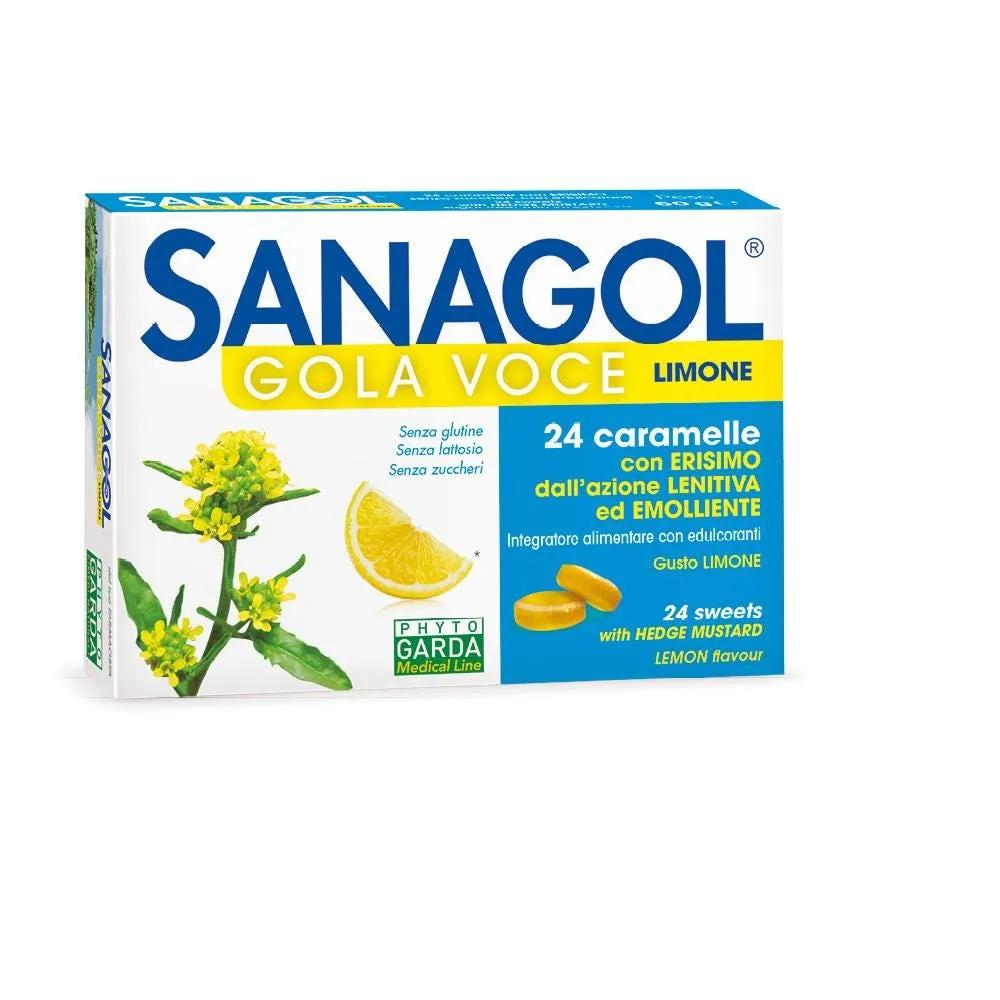 Sanagol Gola Voce Gusto Limone 24 Caramelle