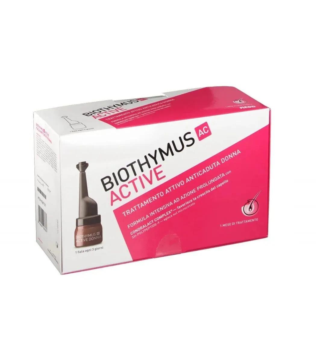 Biothymus AC Active Fiale Donna Trattamento Anticaduta 10 Fiale