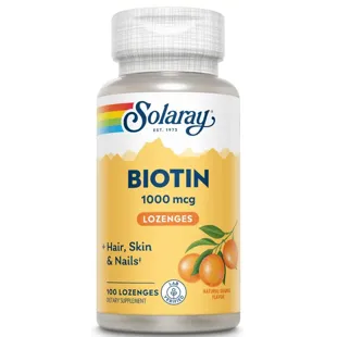 Solaray Biotin 1000 mcg 100 Tablets