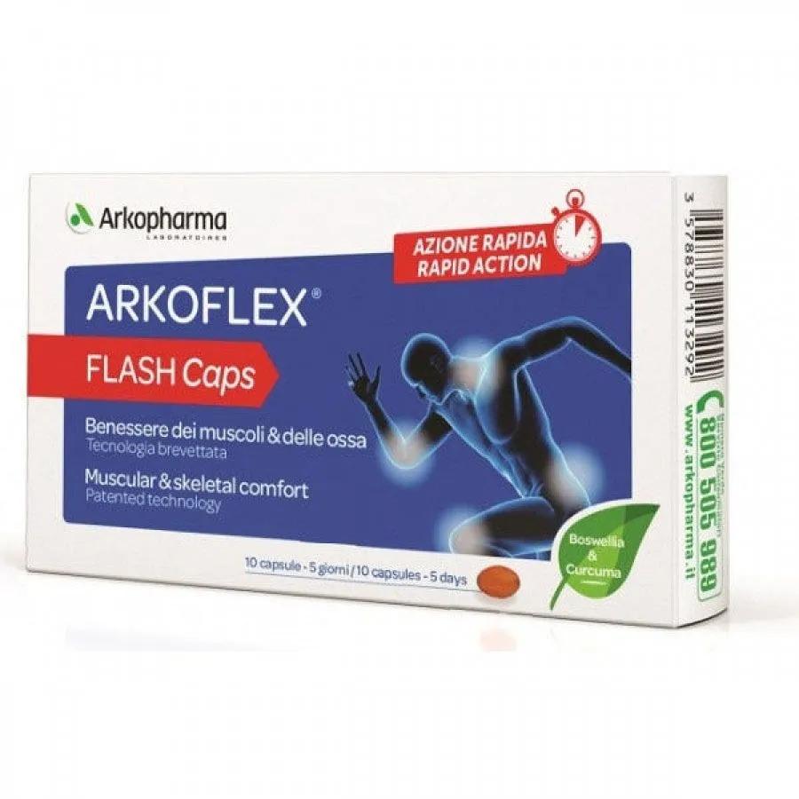 Arkopharma Arkoflex Flash Integratore Per Muscoli E Ossa 10 Capsule