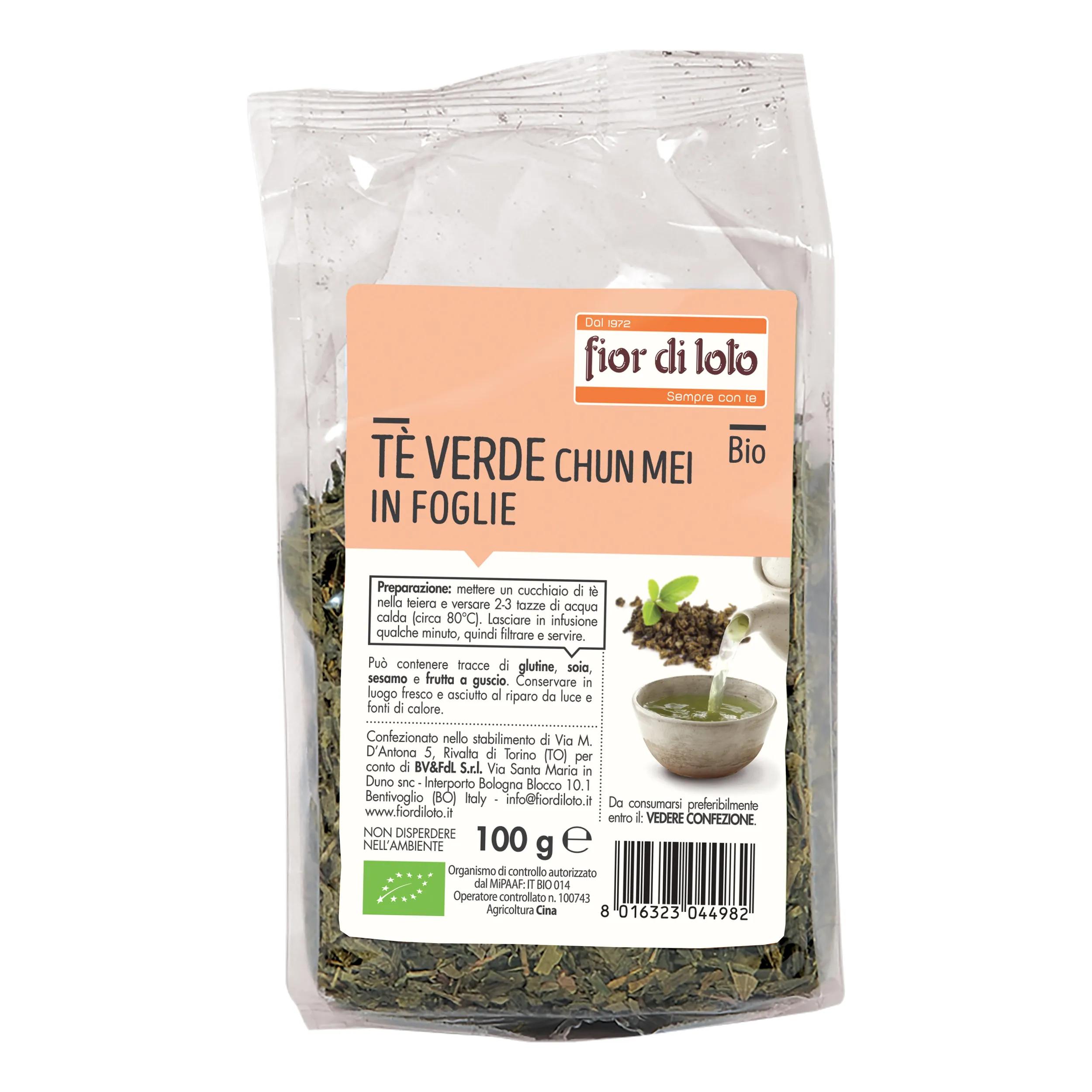 Fior di Loto Tè Verde Chun Mei In Foglie Bio 100 g