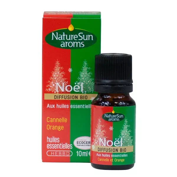 NatureSun Aroms Organic Cinnamon & Orange Christmas Essential Oil Complex 10ml 