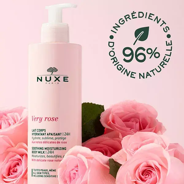 Nuxe Very Rose 24H Soothing Moisturizing Body Milk