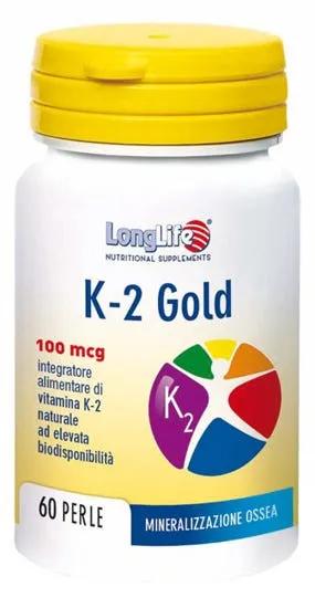 Longlife K-2 Gold Integratore Per Le Ossa 60 Compresse