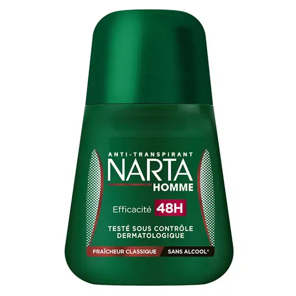 Narta Homme Deodorante Anti-Traspirante Fresco Classico 24h Roll-On 50ml