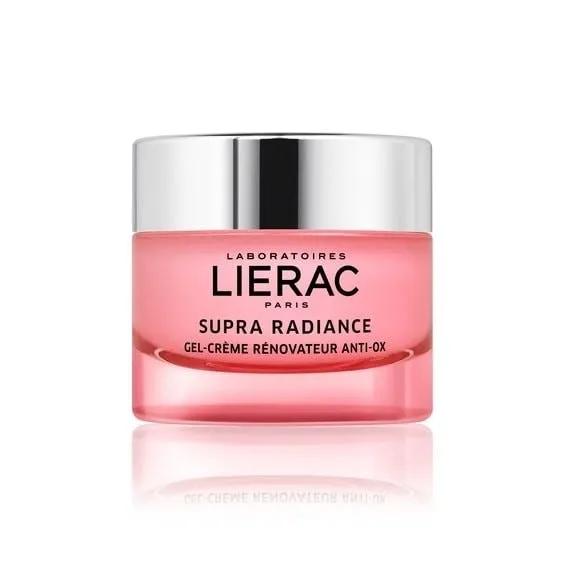 Lierac Supra Radiance Gel Crema Viso Antietà Antiossidante Pelle Normale e Mista 50 ml