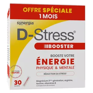 Synergia D-Stress Booster Pack Eco 1 Mois Confezione da 30 Sticks