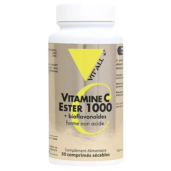 Vit'all+ Vitamine C Ester 1000 50 comprimés sécables
