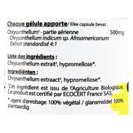 Vit'all+ Chrysanthellum 500mg Bio 60 gélules végétales