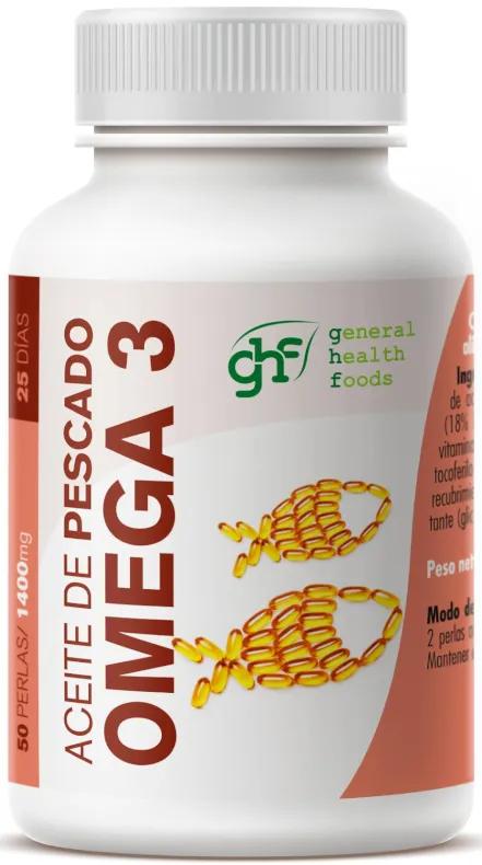Huile de poisson GHF Omega 3 50 gélules