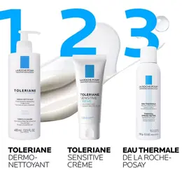 La Roche Posay Toleriane Sensitive Soin Crème Hydratant 40ml + Lipikar Huile Lavante 100ml Offerte