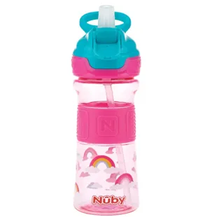 Nûby Flip-It Tritan Mug Soft Silicone Spout 360 ml Pink