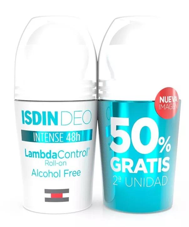 Isdin Lambda Control Desodorante Roll on Sin Alcohol 2x50 ml