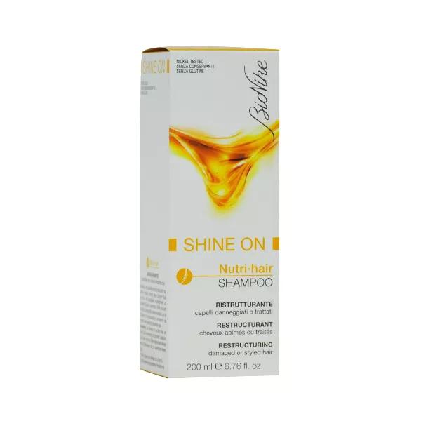 Bionike Defence Shine-On Nutri-Hair Shampoo Ristrutturante Capelli Rovinati o Colorati 200 ml