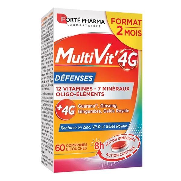 Forté Pharma Multivit' 4G Défenses 60 comprimidos