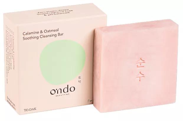 Ondo Beauty 36.5 Calamine & Oatmeal Beruhigender Reinigungsriegel 70 gr