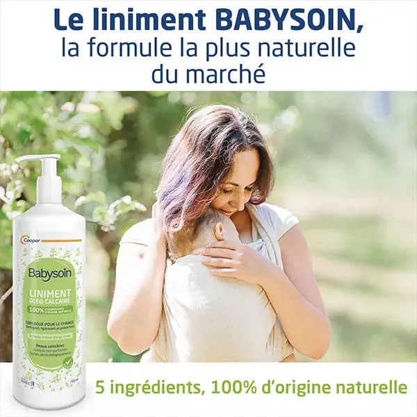 Babysoin Liniment Oléo-Calcaire Siège Sans Parfum Lot de 2 x 750ml