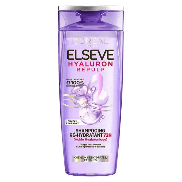 L'Oréal Paris Elseve Hyaluron Repulp Shampooing Ré-Hydratant 72H 300ml